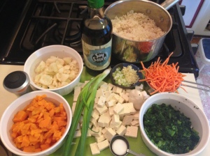 Veggie-Tofu Skillet Ingredients
